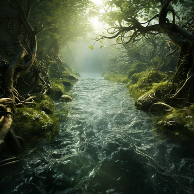 Serenidad En La Orilla: Sonidos Relajantes Del Río - Musica para Dormir Jazz