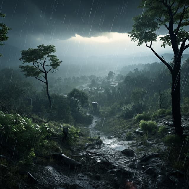 Massage in the Rain: Calming Ambient Sounds - Positive mind Space