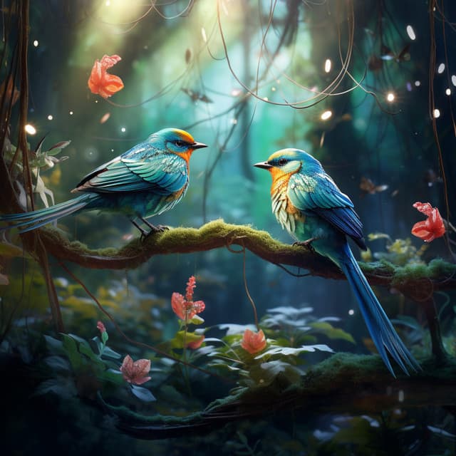 Celestial Canopies: Nature's Ethereal Essence - Snowstorm Blizzard