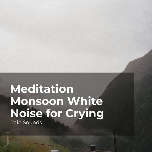 Meditation Monsoon White Noise for Crying - Rain Sounds
