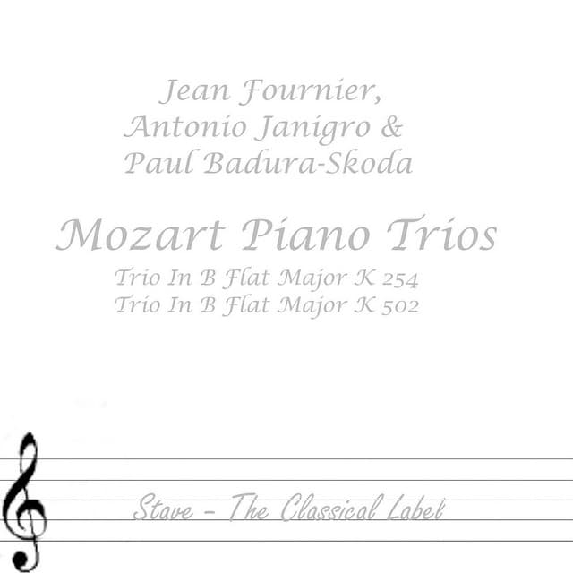 Mozart Piano Trios Volume 1 - Wolfgang Amadeus Mozart
