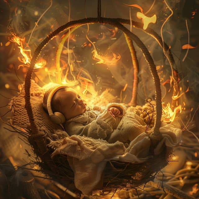 First Lullaby of Fire: Gentle Music for Babies - Mozart Lullabies Baby Lullaby