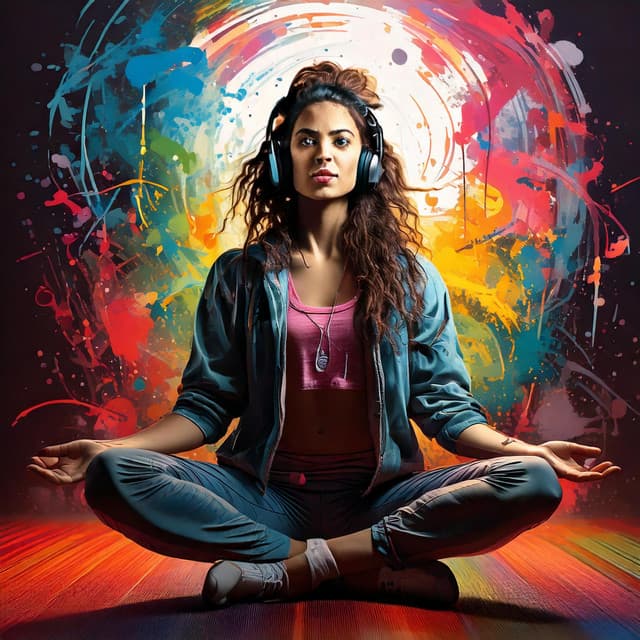 Yoga Flow: Rhythmic Hip Hop for Balance - Galactic Binaural