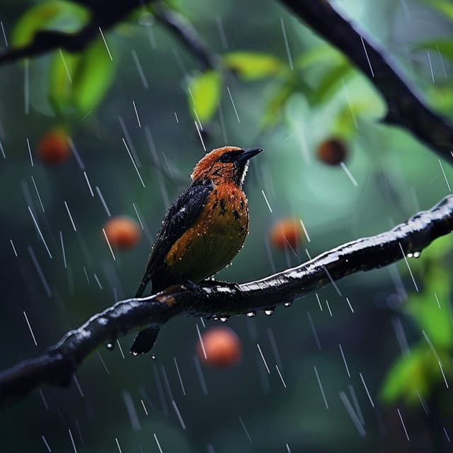 Binaural Relaxation: Birds and Rain in Nature's Harmony - Under Bare Sky