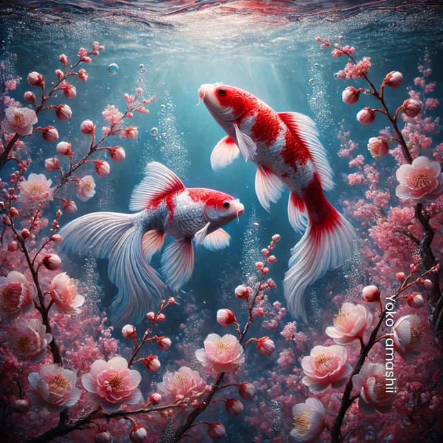 Silent Koi: Meditations Beneath the Sakura - Yoko Tamashii