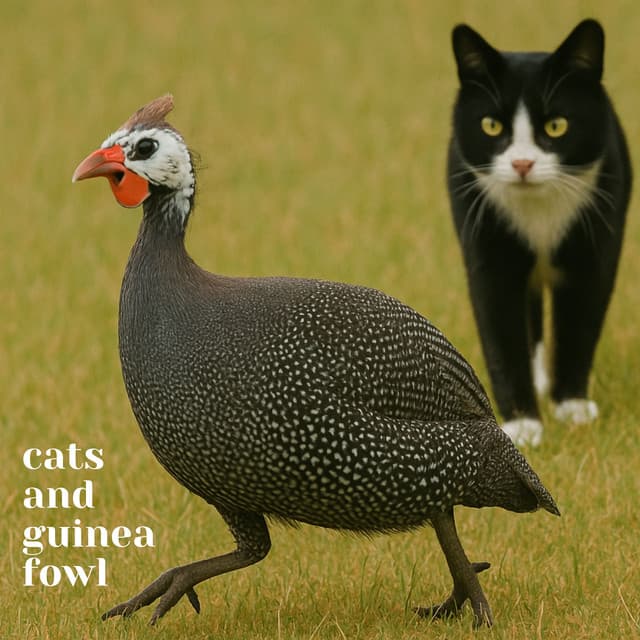 Cats and Guinea Fowl - Natural Samples