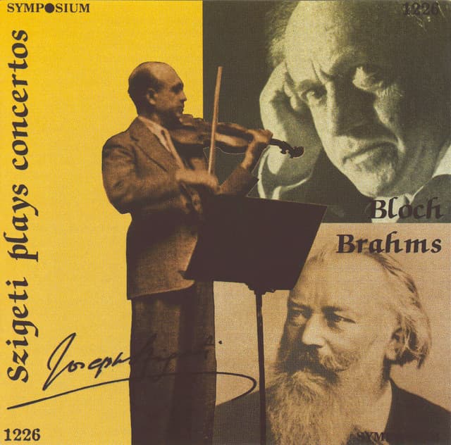 The Great Violinists, Vol. IX - Joseph Szigeti