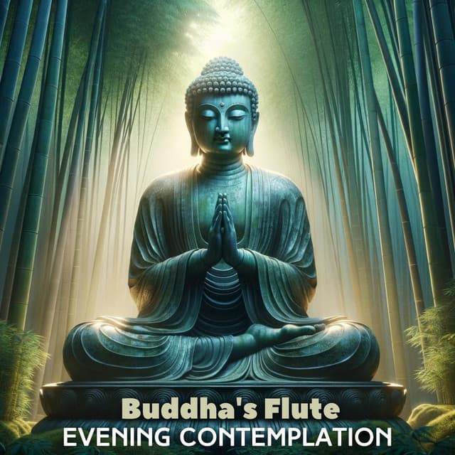 Sunset Lotus: Buddha's Flute Evening Contemplation - Relaxing Flute Music Zone