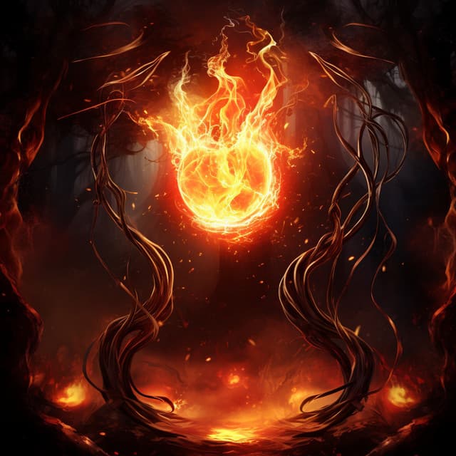 Fire Resonance: Melodic Heat Waves - Binaural Symphony