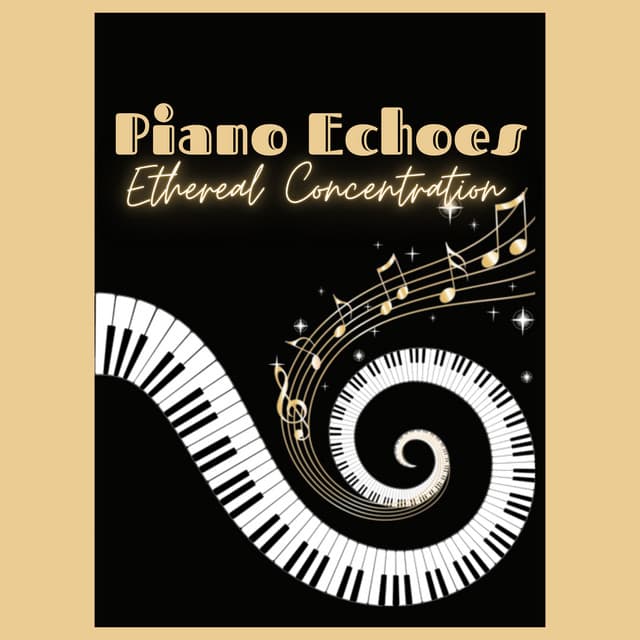 Piano Echoes: Ethereal Concentration - Calm Piano Moments