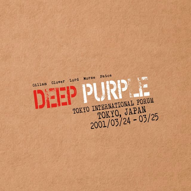 Live in Tokyo 2001 - Deep Purple