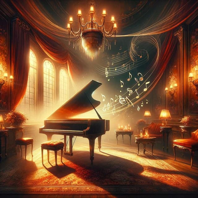 Blissful Ballads: Romantic Piano Harmony - Amazing Jazz Piano Background