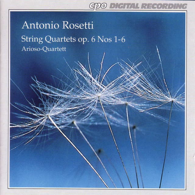 Rosetti: 6 String Quartets, Op. 6 - Antonio Rosetti