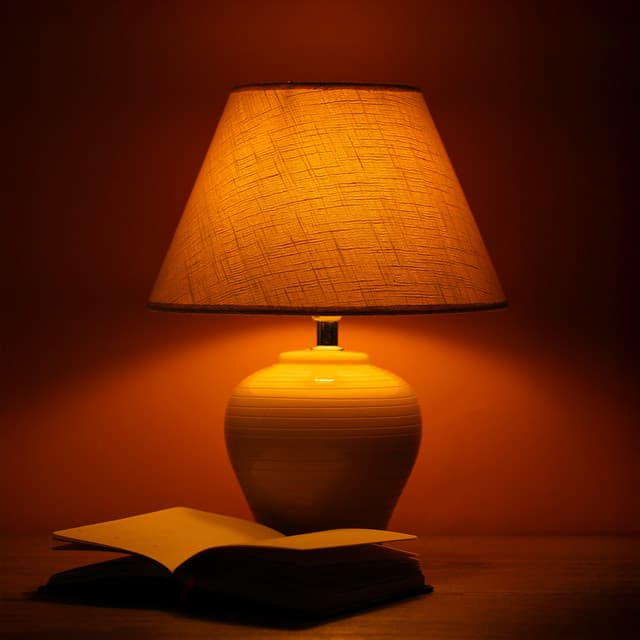 Amber Lamps, Modern Reading Room - John Devson