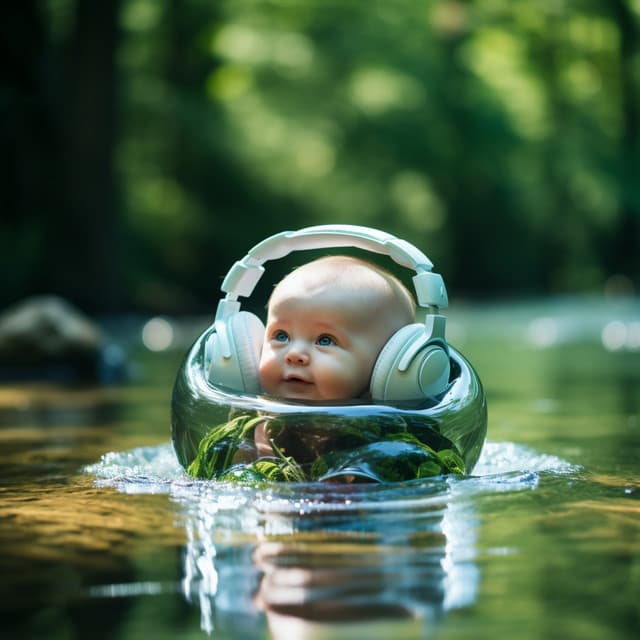 Water Babble: Baby's Gentle Sounds - Baby Shushing