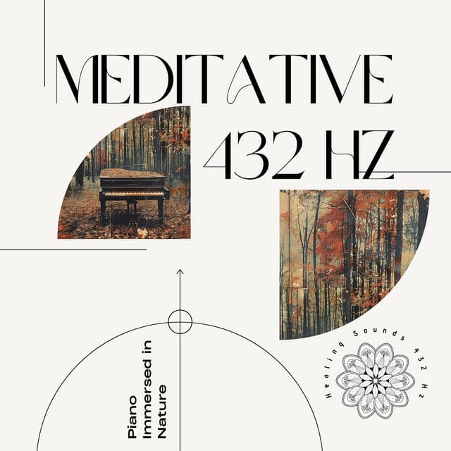 Meditative 432 Hz Piano Immersed in Nature - Healing Sounds 432 Hz