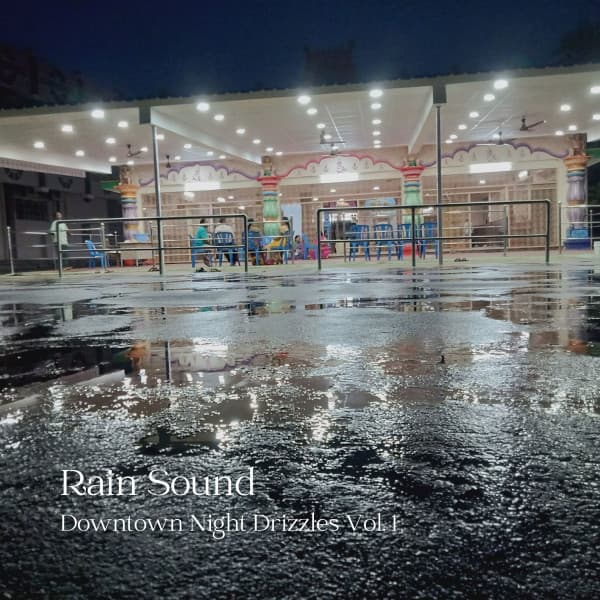 Rain Sound: Downtown Night Drizzles Vol. 1 - Binaural Beats Sleeping Music