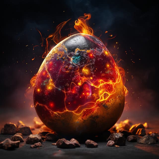 Zen Fire Melodies: Musical Meditation in Flames - Healing Music Playlist