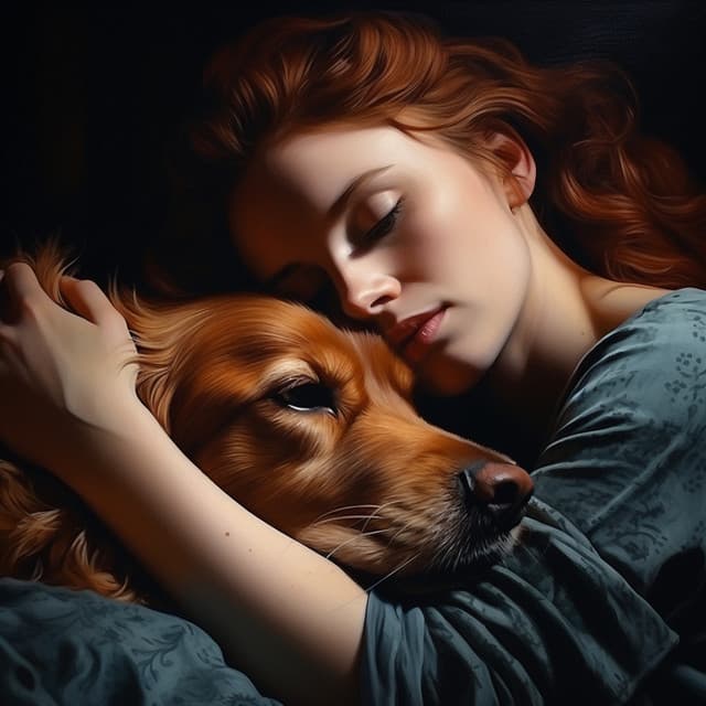 Canine Comfort: Crackling Fire Music for Dogs - Ambient Sample Library