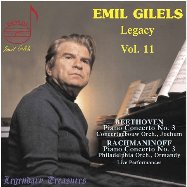 Emil Gilels Legacy Vol. 11: Beethoven, Rachmaninoff - Emil Gilels