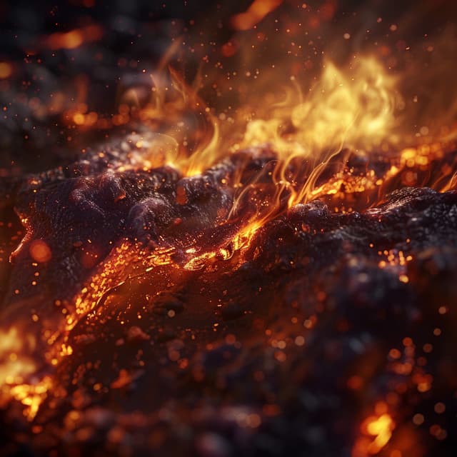 Serene Fire Melodies for Deep Relaxation - American Native Orchestra