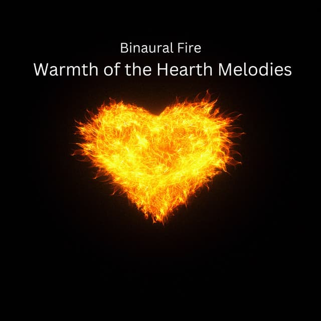Binaural Fire: Warmth of the Hearth Melodies - Bubbled White Noise Fire Sounds