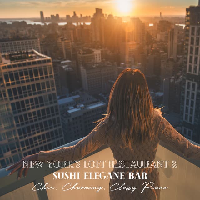 Chic, Charming, Classy Piano: New York’s Loft Restaurant & Sushi Eleganе Bar, Piano Drink Bar - Relaxing Piano Music Ensemble