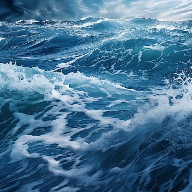 Ocean's Calm: Meditation Amidst Waves - Lights From A Distance