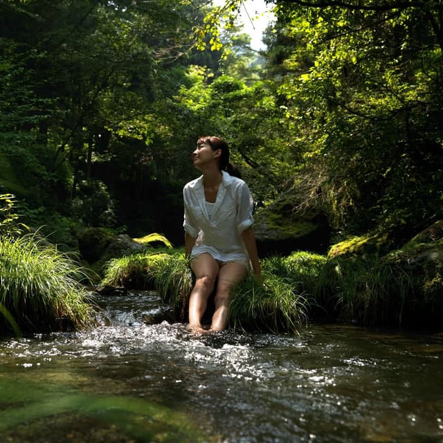 Driftwood Relaxation: Binaural Waterside Bliss - Relaxing Chill Out Music