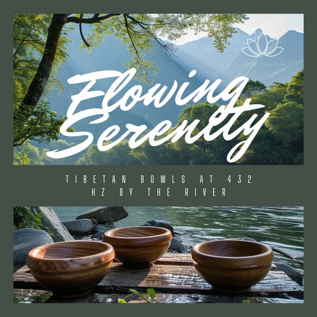 Flowing Serenity: Tibetan Bowls at 432 Hz by the River - 432 Hz Yoga Club