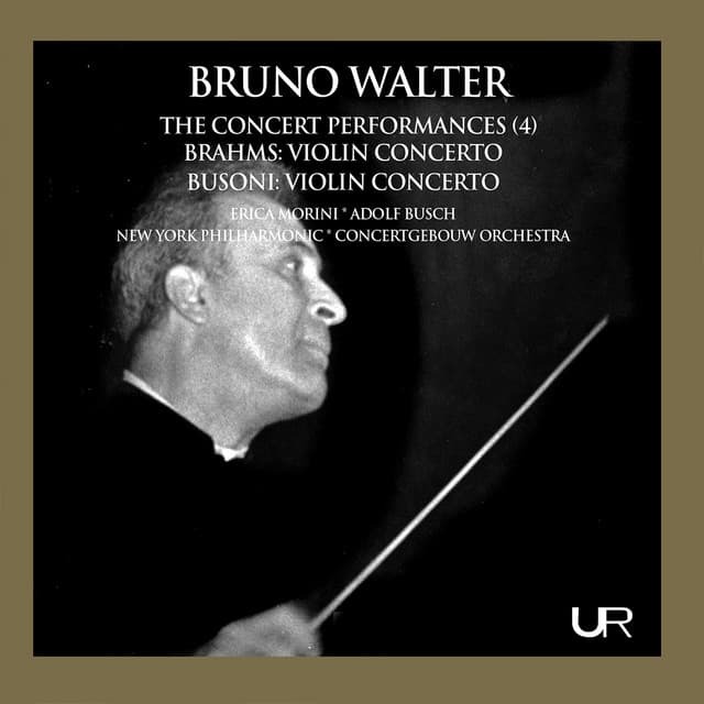 Walter conducts Brahms and Busoni - Bruno Walter