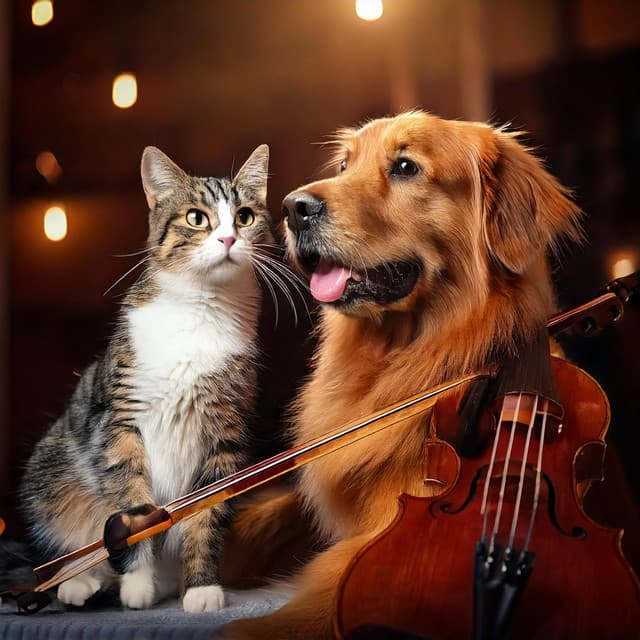 Melodic Companionship: Orchestra Music for Pets - Music to Calm