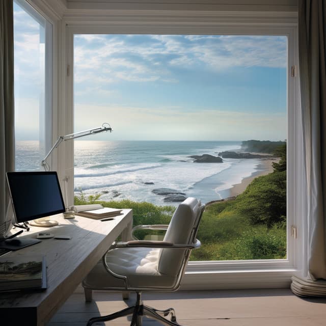 Trabajo Junto Al Mar: Relajante Música Oceánica - Naturalmente recurrente