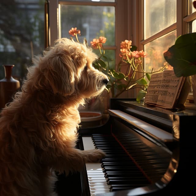 Sueños De Perros Con Piano: Conexiones Melódicas - Relajante Salón Chillout