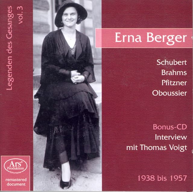 Legenden Des Gesänges, Vol. 3: Erna Berger - Erna Berger