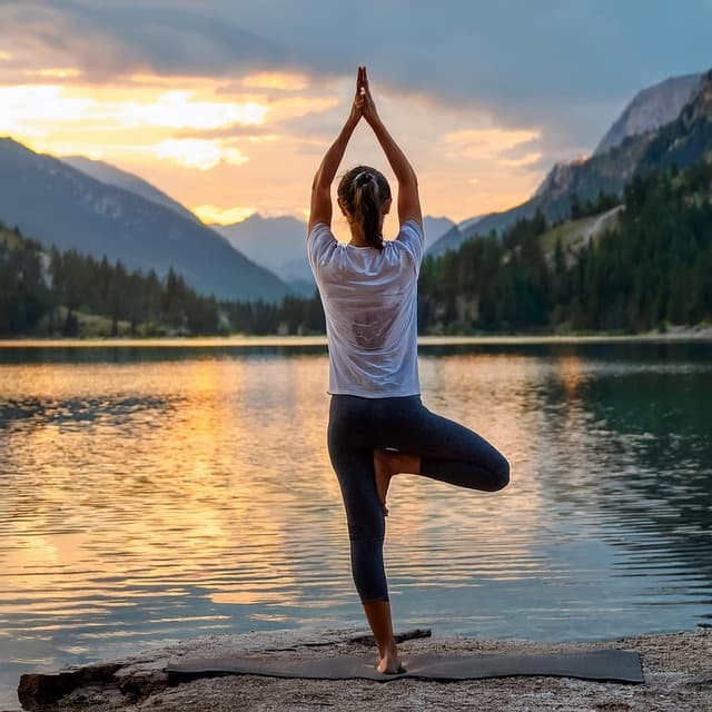 Melodías Lofi Para Yoga: Movimiento Rítmico Equilibrado - Ecos suaves