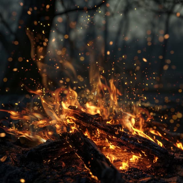 Flame Focus: Soothing Fire Sounds for Meditation - Meditation and Stress Relief Therapy