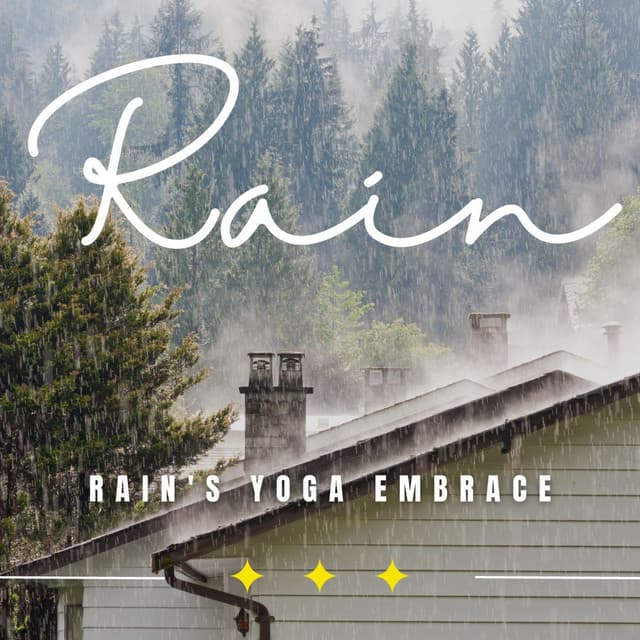 Raindrop Serenity: Binaural Yoga Bliss - Calming Rain