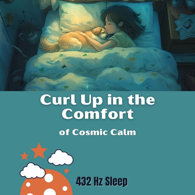 Curl Up in the Comfort of Cosmic Calm - 432 Hz Sleep
