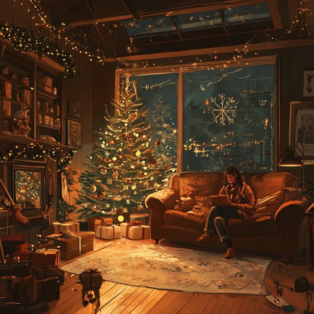 Cozy Christmas Vibes – LOFI Beats for Peaceful Holidays and Family Time - LO-FI BEATS