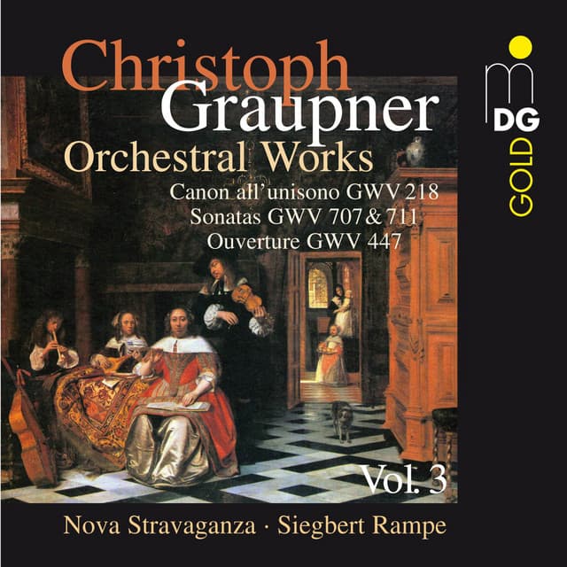 Graupner: Orchestral Works, Vol. 3 - Christoph Graupner