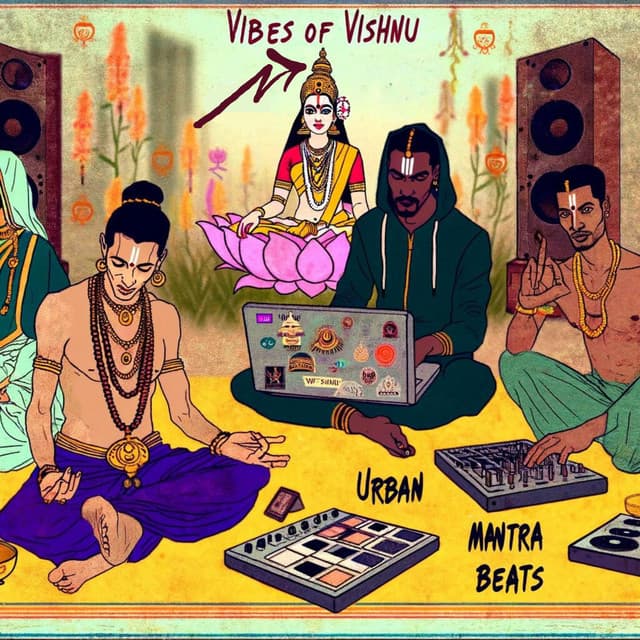 Vibes of Vishnu: Urban Mantra Beats - Inspirational Electronic Music Zone