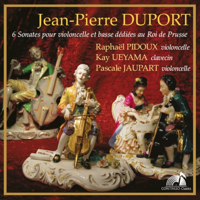 6 Sonates pour violoncelle et basse dédiées au Roi de Prusse - Jean-Pierre Duport