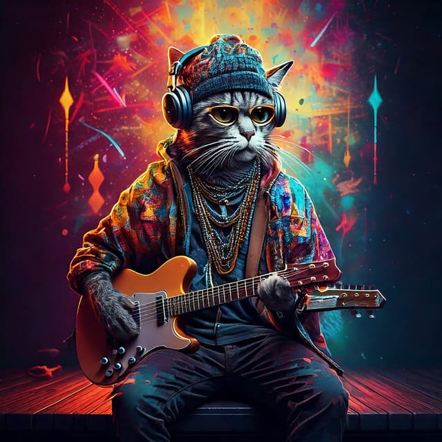 Feline Moods: Hip Hop Sounds for Relaxed Cats - Quiet Night Lofi