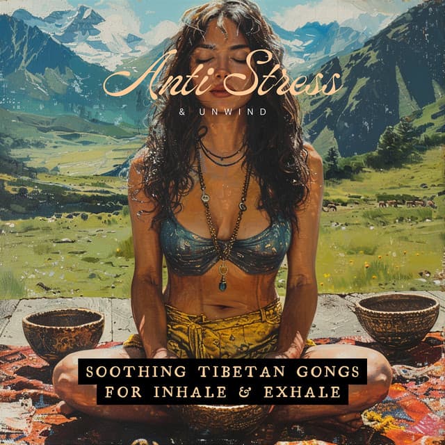 Soothing Tibetan Gongs for Inhale & Exhale - Anti Stress & Unwind