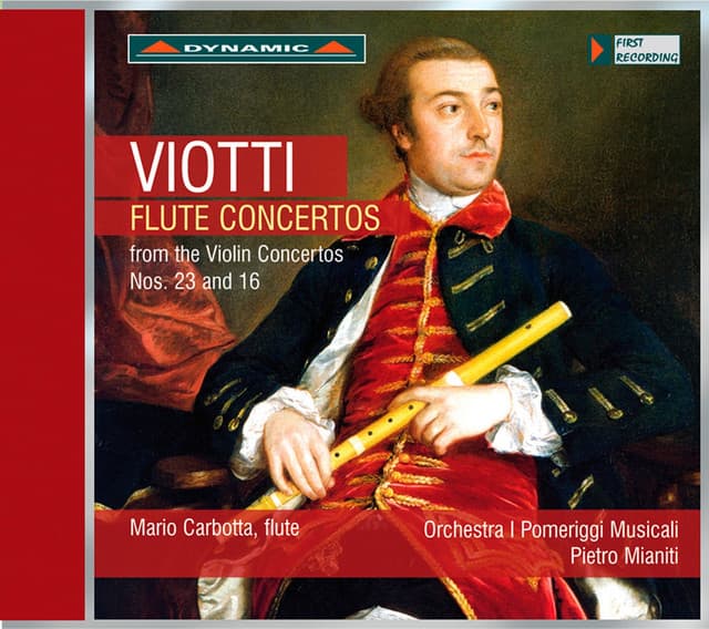 Viotti: Flute Concertos from the Violin Concertos Nos. 23 and 16 - Giovanni Battista Viotti