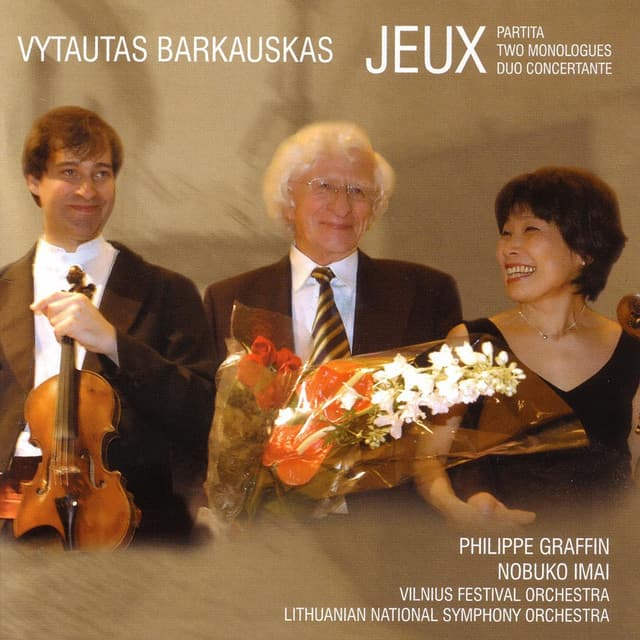 Barkauskas: Jeux / Partita / Two Monologues / Duo Concertante - Vytautas Barkauskas