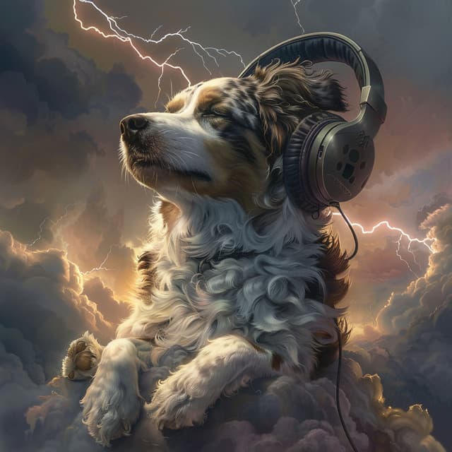 Dogs Binaural Thunder: Calm Canine Sounds - Dog Music Hour