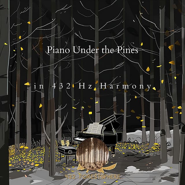 Piano Under the Pines in 432 Hz Harmony - 432 Forestsphere