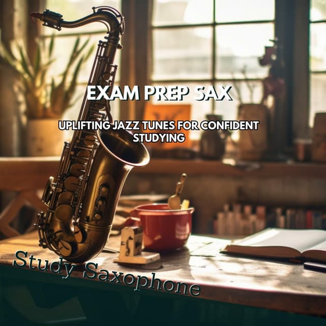 Exam Prep Sax: Uplifting Jazz Tunes for Confident Studying - Study Saxophone